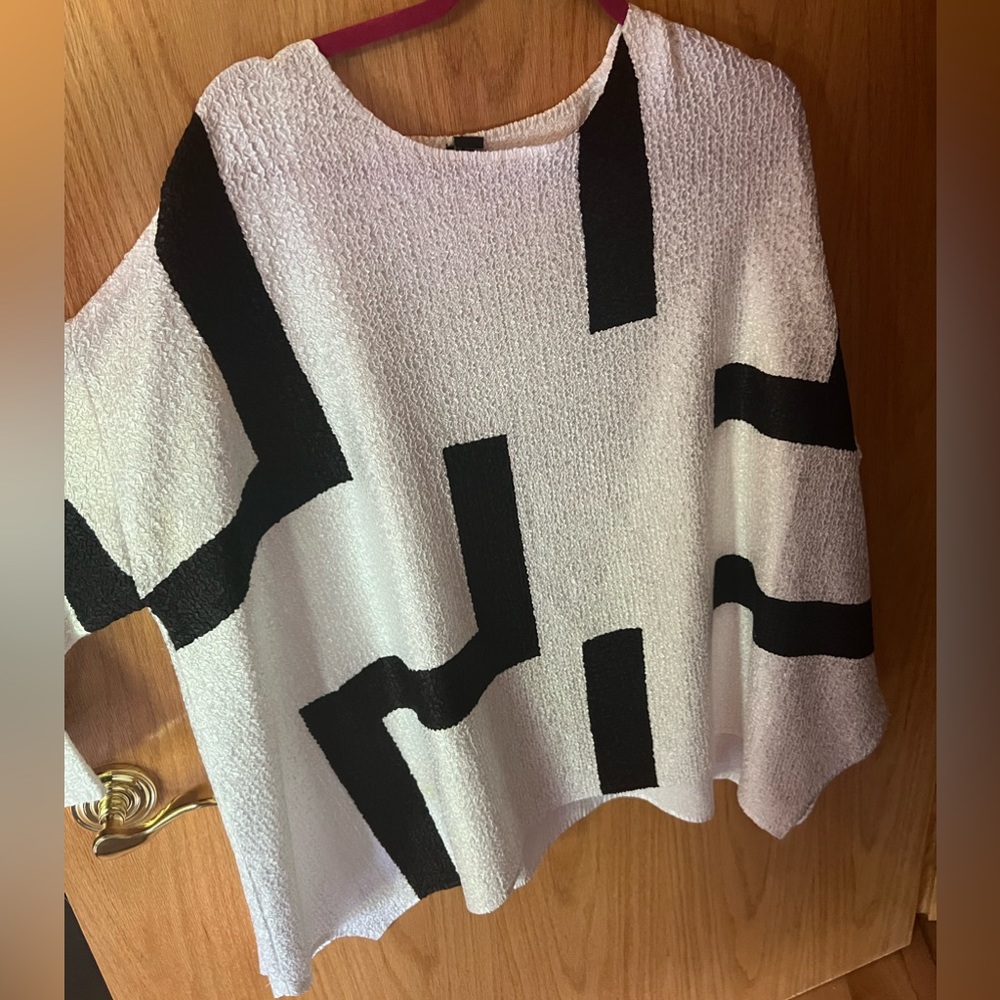 Fun, abstract, flowy shirt